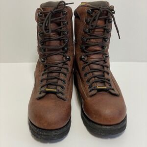 Browning Mens 12M Waterproof Insulated Leather Hunting Boots Rugged Work Outdoor